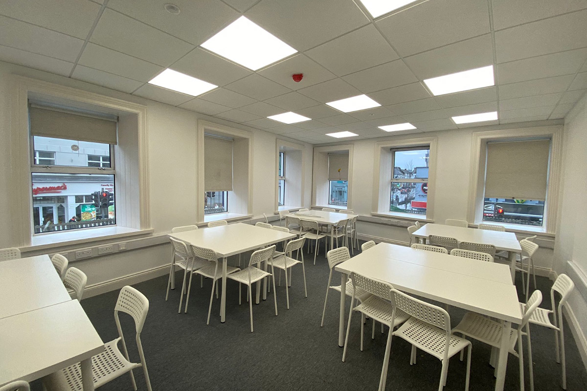 English classroom in Tullamore, Lakeland Language Centre, Ireland